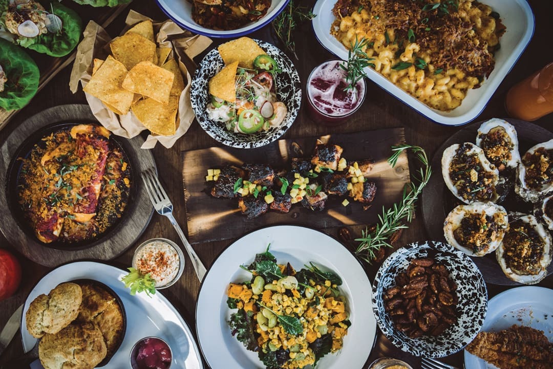 Just Hatched: Summer 2018 Openings Around The State 1 JUST HATCHED.V10.Gilberts Southern Kitchen Bar Spread.pc .Kristen Penoyer