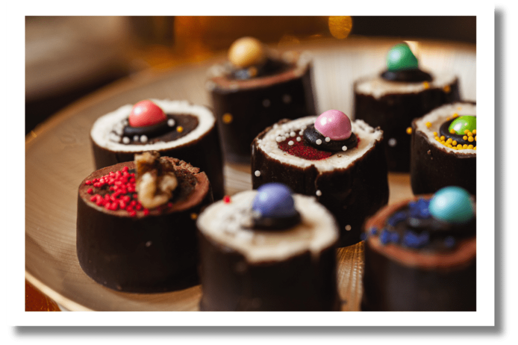 Wrapped In Local Love: Flamingo's 2024 Holiday Gift Guide 6 Cupcake Sushi mini cakes