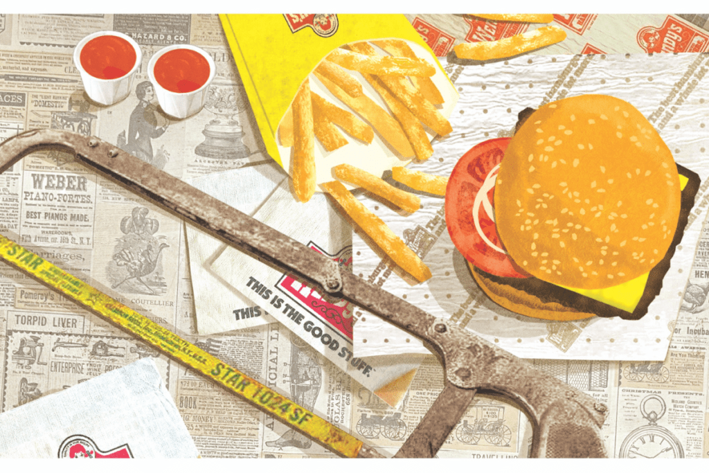 Prissy Elrod Discovers You Are What You Eat 1 Prissy Elrod's daughter got stuck in a high chair at Wendy's