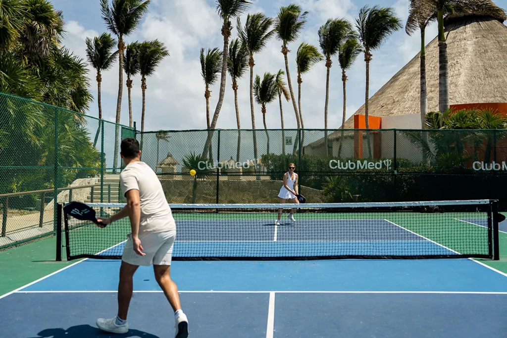 Play pickleball at Club Med Cancún
