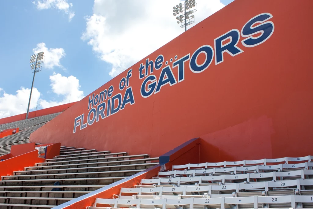 UF's football team is a three-time NCAA College Football Champion. 