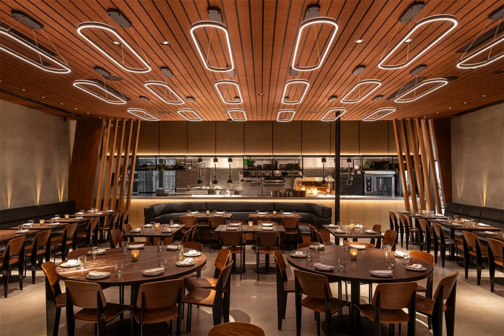 Sealey balances his time between Shiso and KYU, another Winwood spot pictured here. 