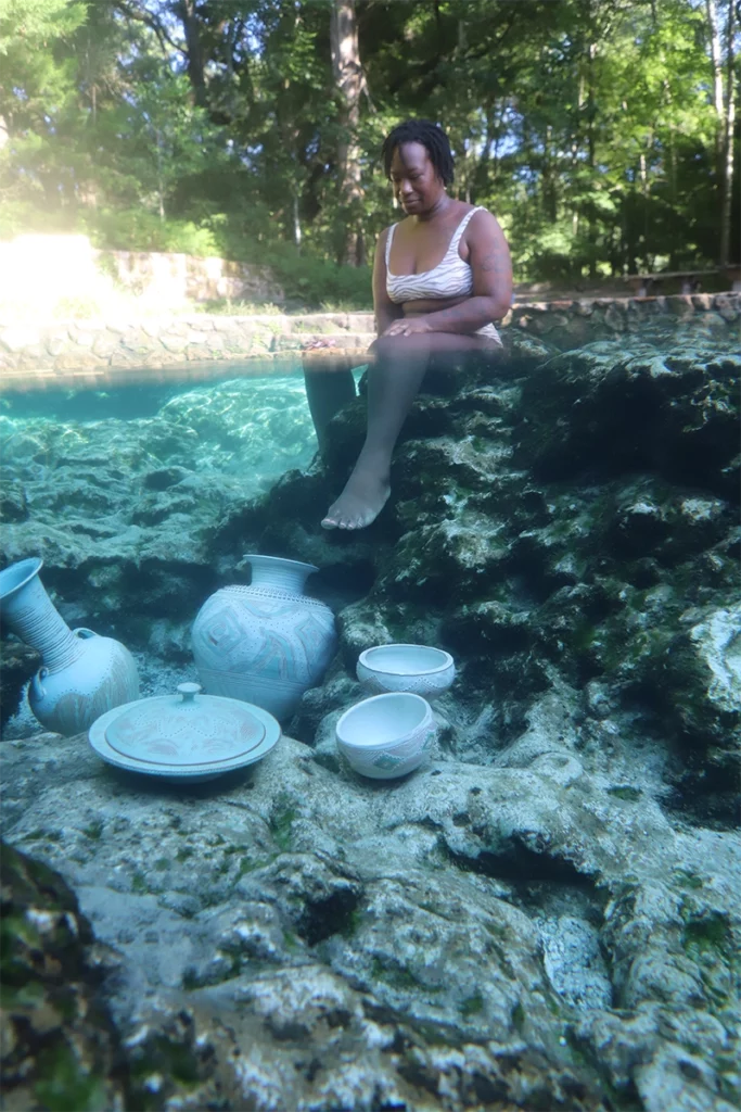 Osa Atoe's pottery is influenced by the nature of Florida