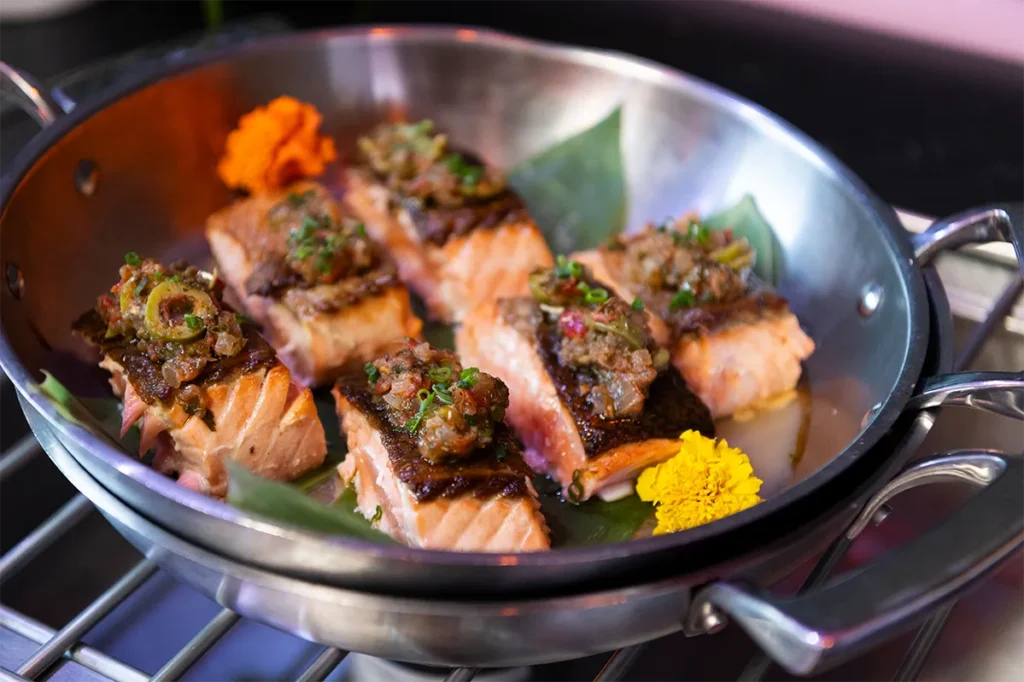 seafood at Chase Stadium