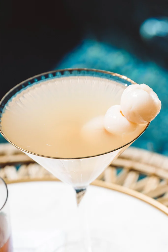 Orange Blossom Honey and Lychees: A Perfect Florida Martini 1 Florida Lycheetini made with orange blossom honey