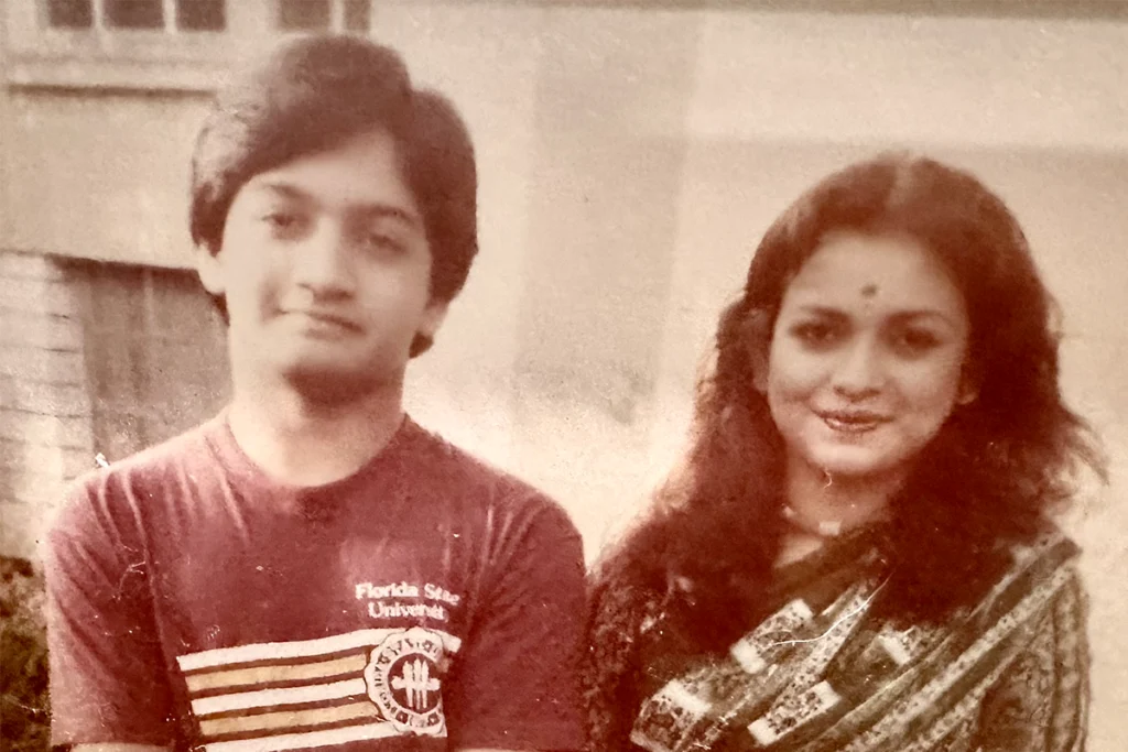 I Came to Tallahassee a Stranger. I Left Calling It Home. 2 Moni Basu and her brother, Shantanu