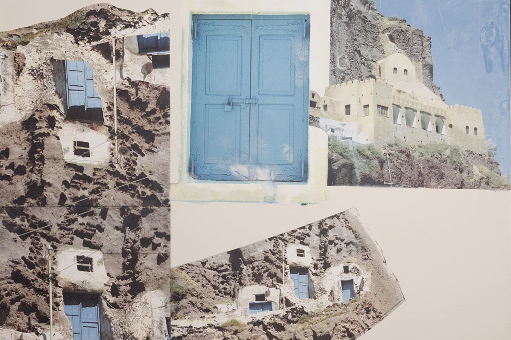This Famed Artist Found Refuge on a Tiny Island in Florida 2 Robert Rauschenberg's Blue Door Lift