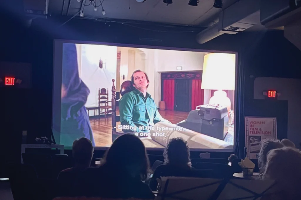 A screening of "The Shining"
