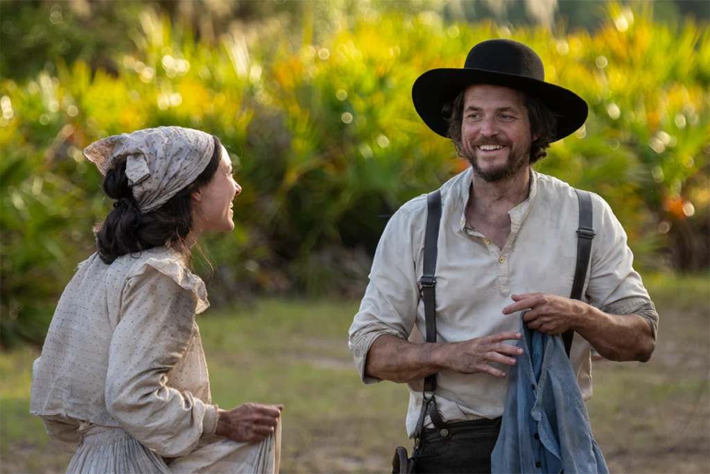 The filming process for "A Land Remembered"