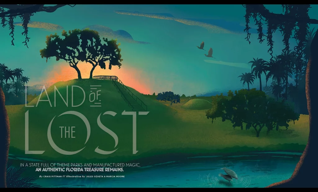 The Storied Past Behind the Crystal River Archaeological State Park 1 An illustration of the Crystal River Archaeological State Park