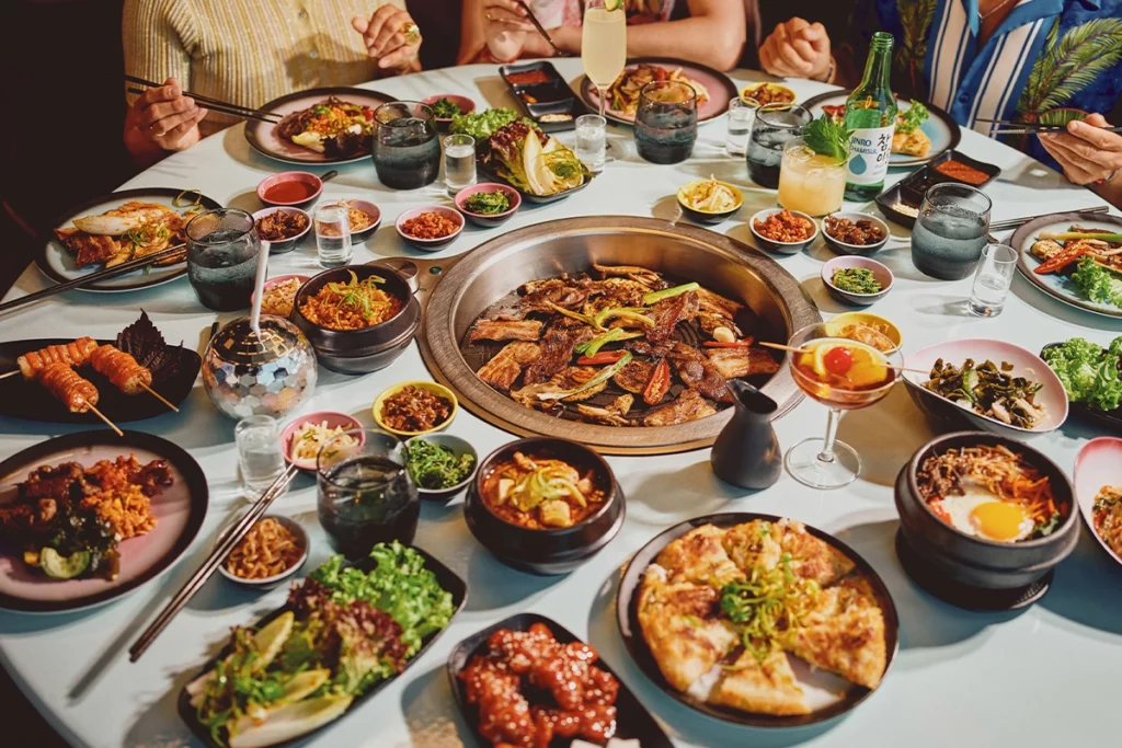Gunbae, a korean barbecue restaurant on the Virgin Voyages Cruise