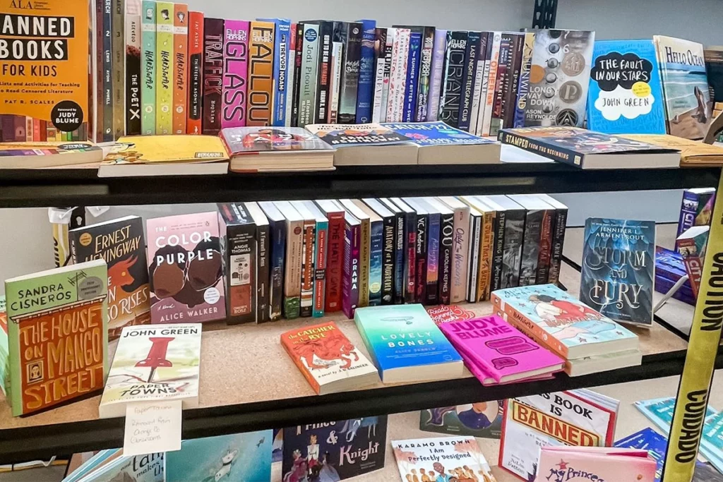 Six Florida LGBTQ+ Owned Bookstores To Get Lost in This Summer 4 White Rose Books and More has a banned book section at their location in Kissimmee.