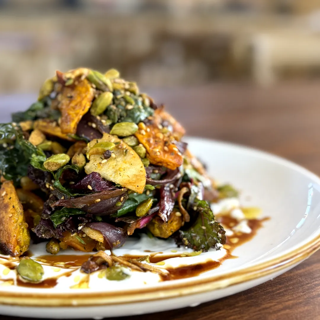 Roasted Seminole Pumpkin Salad.