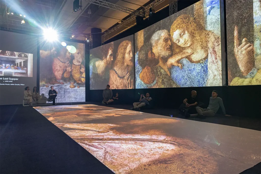 A preview of the 'Leonardo da Vinci - 500 Years of Genius' exhibit.