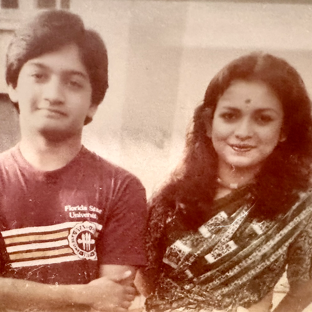 Moni Basu and her brother Shantanu